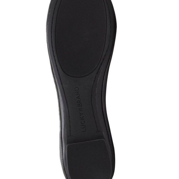 Lucky Brand Emmie Ballet Leather Flats Color Black in size 7.5 - Picture 8 of 12